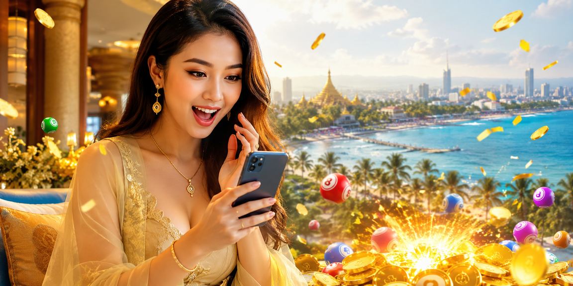 နေပြည်တော်မြို့ရှိ ၂လုံး၃လုံးထီ နှင့် အွန်လိုင်းဂိမ်းပလက်ဖောင်းပုံ